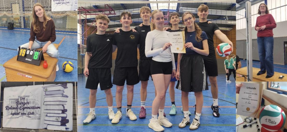 18. Burger-Roland-Cup im Volleyball - Spannende Spiele und ein verdienter Heimsieg (geschrieben von B. Skiba)